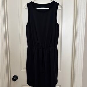 Athleta Black Sheath Dress Sleeveless Crew Neck